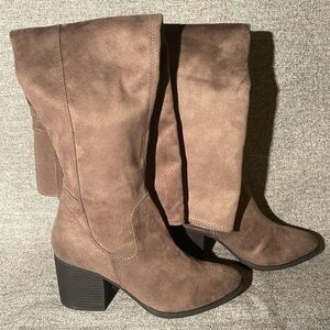 BP Faux Leather Knee Boots. NWT